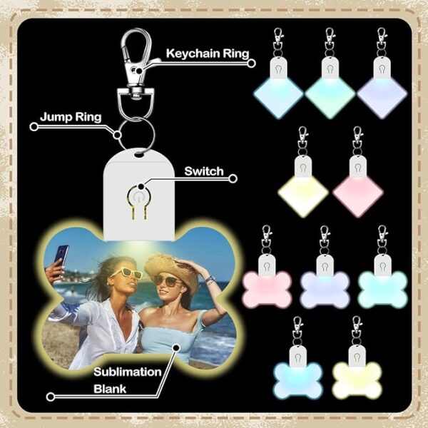 LED Acrylic Keychains - Image 3
