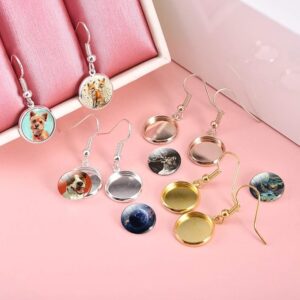 AHANDMAKER Brass Hooks Earrings