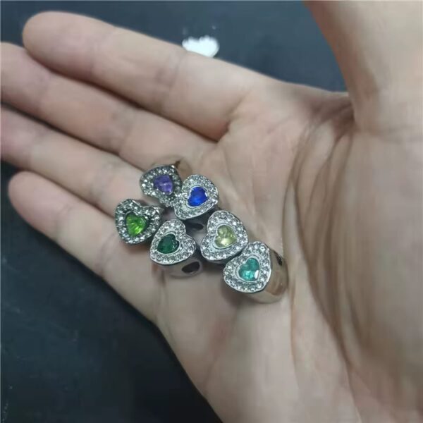 Heart Birthstone Charm - Image 2