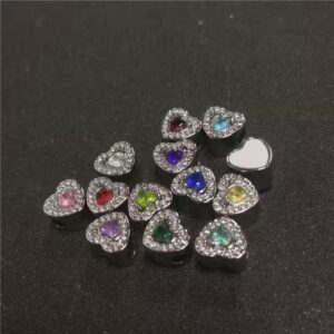 Heart Birthstone Charm