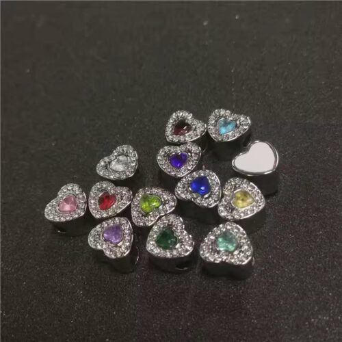 Heart Birthstone Charm