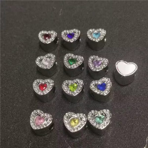 Heart Birthstone Charm - Image 3